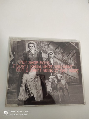 Pet Shop Boys CD Single I Don't Know What You Want But I Can't Give It Anymore σαν καινούργιο, pop