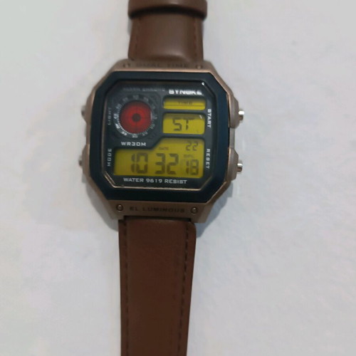 Synoke AE 1200 Custom Screen Mod Wristwatch new, brown