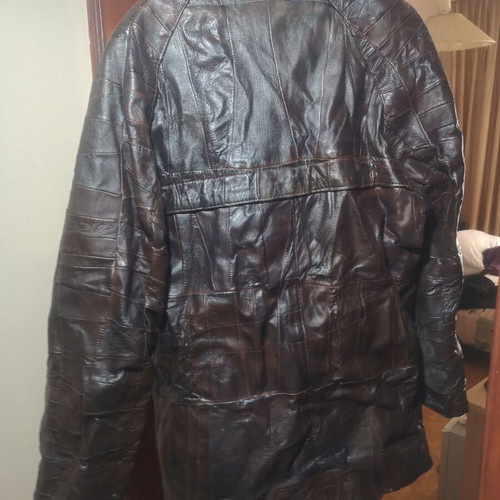 Vintage δερμάτινο σακάκι μεταχειρισμένο καφέ Romero leather μέγεθος M-L