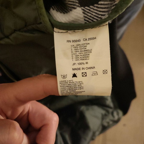 Vintage Diesel winter jacket / hoodie with removable quilted lining size M used