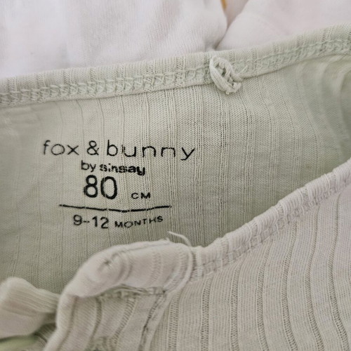 Baby bodysuits long sleeve used, pack of 4, various sizes