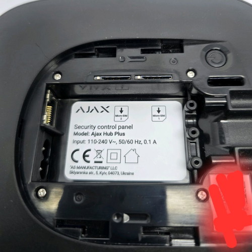 Ajax Hub Plus alarm console new