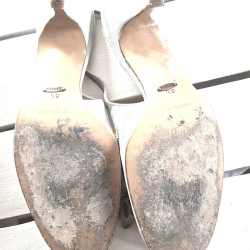 Kalogirou vintage mules green suede and leather size 38.5–39 used