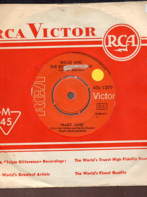 Vinyl V-152 used 45 rpm Mary Jane and Chicky-Chicky Boom-Boom