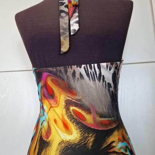 SoSexy maxi dress colorful like new, size S