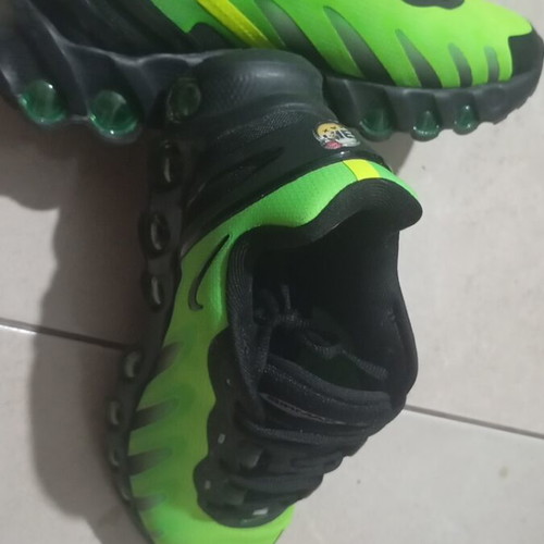 Nike Airmax DN athletic shoes new in green, black and purple