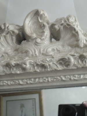 Καθρέφτης αντίκα μεταχειρισμένος, ύψος 70 πλάτος 55 εκ.