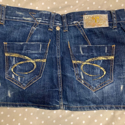 Take Two denim mini skirt like new, blue, size 27