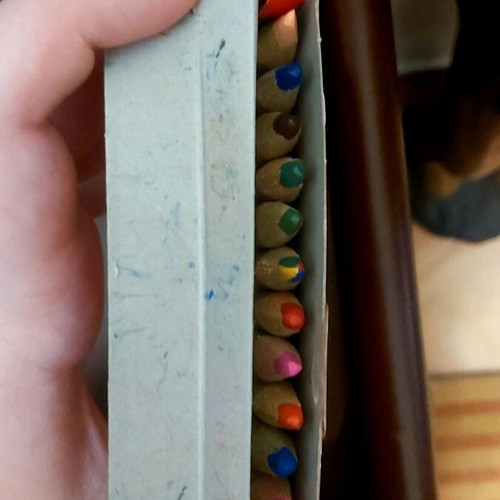Coloured pencils pack of 13 large like new