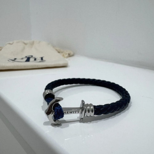 Paul Hewitt women's bracelet 16-17 cm like new, navy blue