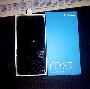 KINHTO MEIZU M6T Quality for Young , MODEL M81 1H LTE , 38GB, RAM 36B MAΥΡΟ