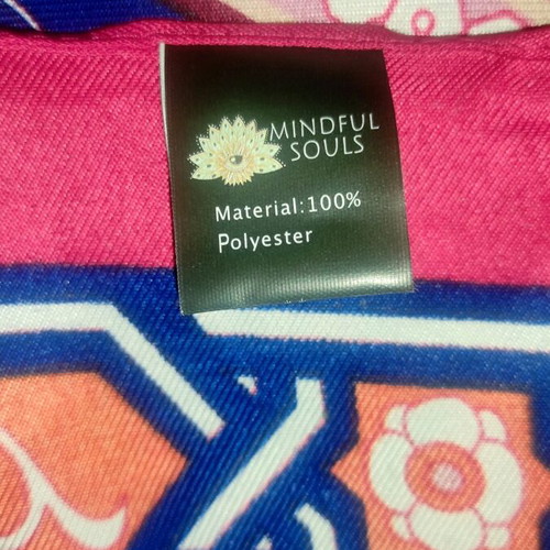 Boho scarf Mindful Souls like new, multicolored