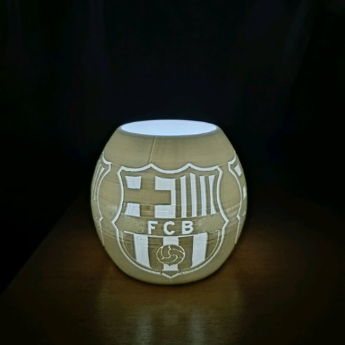 Collectible Barcelona lantern with led tealight new, plastic