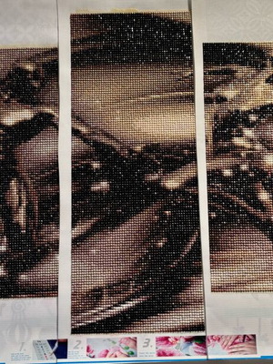 Diamont painting The Birth of Zeus set of 5 canvases like new