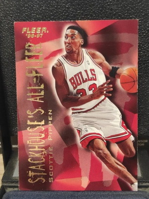 Scottie Pippen Bulls NBA All-Fleer 96-97 card