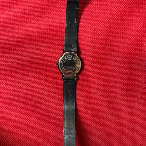Movado Museum Quartz watch used, black dial, unisex