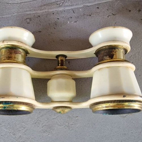 Rare Russian opera glasses used, made in USSR around 1950