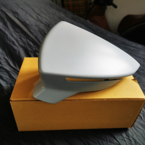 Seat left mirror covers unpainted, set of 2 new