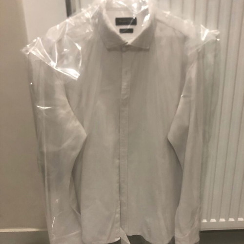Massimo Dutti button shirt like new, slim fit, white, size XL