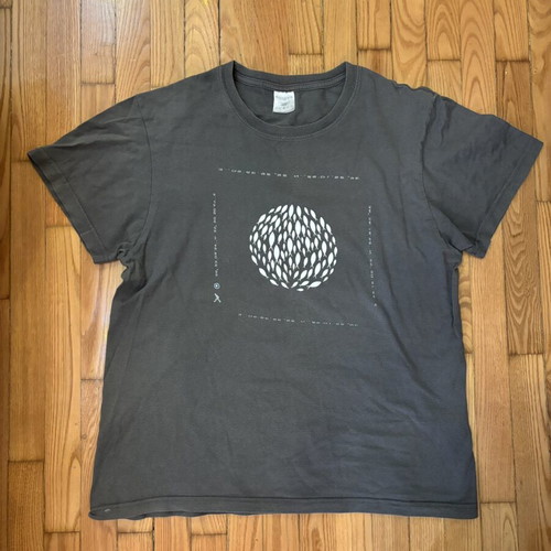 Stedman Unisex Dark Grey Fish Graphic T-Shirt like new, size L