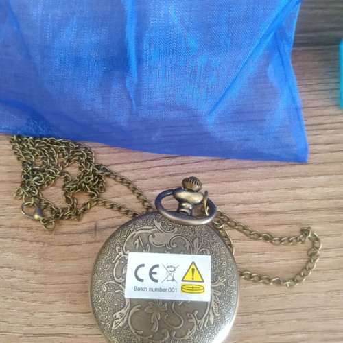 Pocket watch new, mechanical with chain