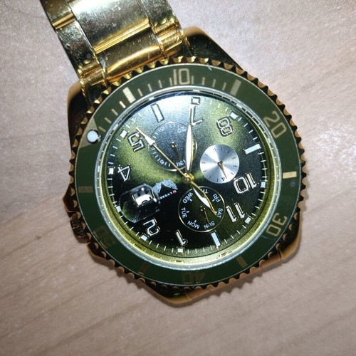 Ulysses watch used, men's, gold color