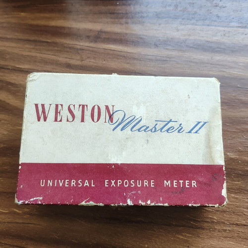 Weston Master II Cine Exposure Meter used, complete set with case