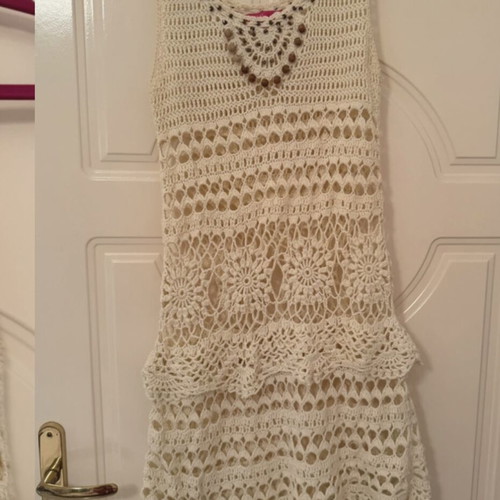 Bsb knitted dress used, beige, size S