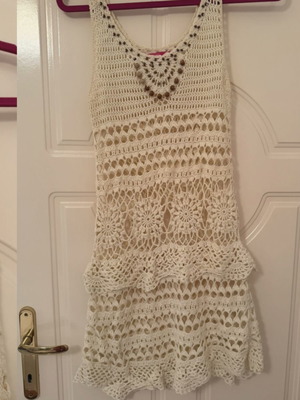 Bsb knitted dress used, beige, size S