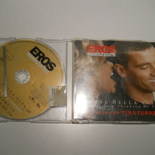 Eros Ramazzotti Duetto Con Tina Turner Cose Della Vita CD like new, pop