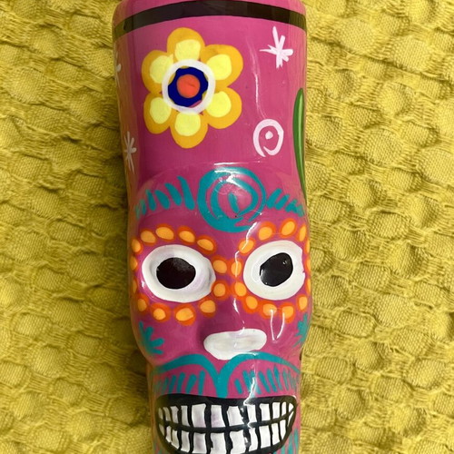 Set of 2 handmade ceramic shot glasses from Mexico