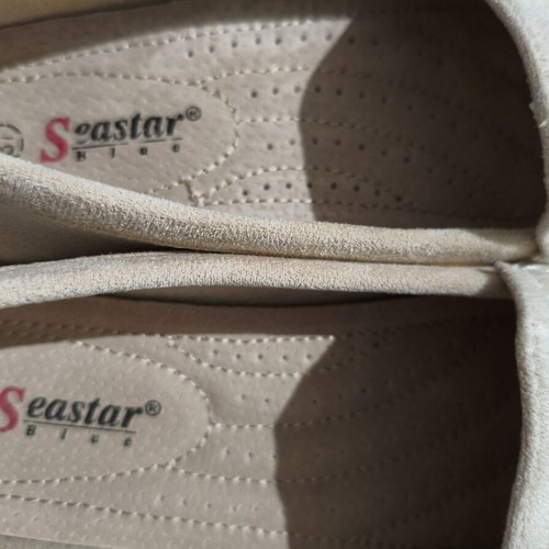 Seastar women's moccasins castor beige size 37 new