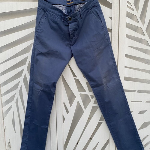 Chino men pants like new, blue, size S