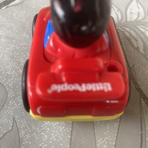 Fisher-Price Little People Wheelies Superman toy car used, red racing