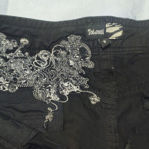 Vintage Toi&Moi Cargo Pants Y2K Embroidery and Strass Size S like new