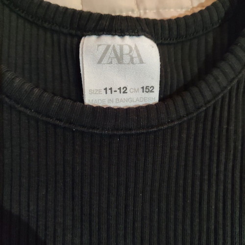 Zara black tank top, size 152 cm, age 12