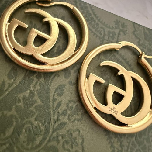 Gucci GG Hoop gold-tone earrings