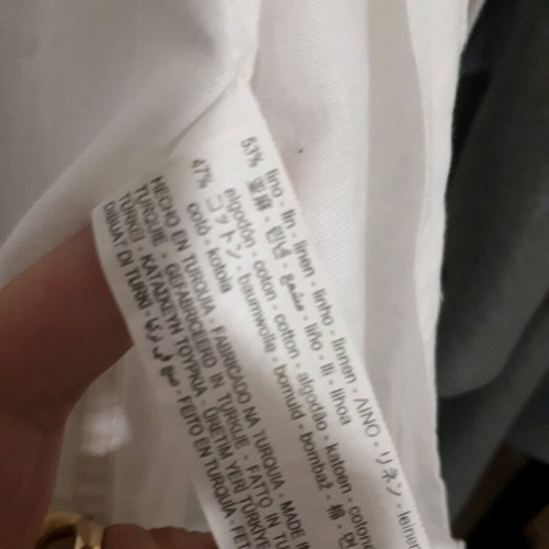 Linen men's white shirt M&S size XL like new