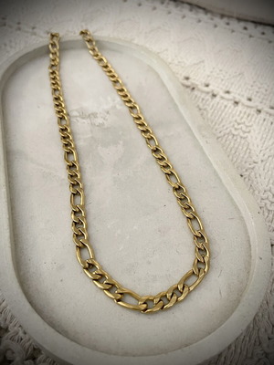 Unisex Stainless Steel Gold Chain Necklace new