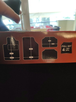 Car mats new, set of 4 pieces