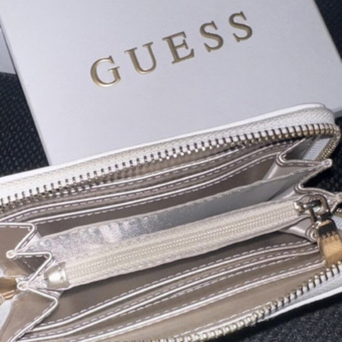 Guess white wallet
