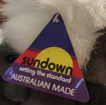 Authentic Sundown Koala plush with mom and 2 babies, new