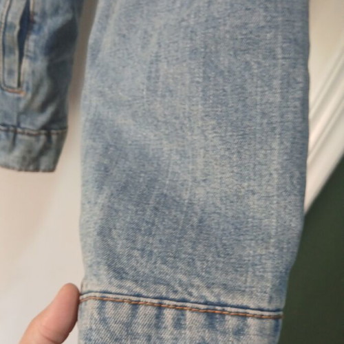 Denim jacket Bershka blue like new, size XS
