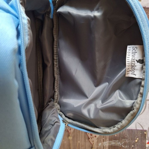 Practical Schwarzkopf toiletry bag like new, turquoise