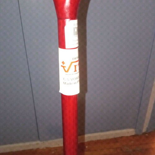 Wooden orthopedic cane with ergonomic handle like new