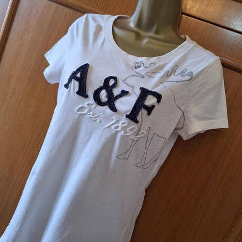 Abercrombie & Fitch Kids T Shirt size Large used, white