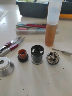 Aqua Reboot dual RTA μεταχειρισμένο, μαύρο ατσάλι