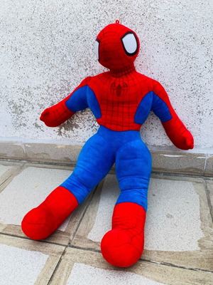 Velvet fabric doll used, height 58 cm