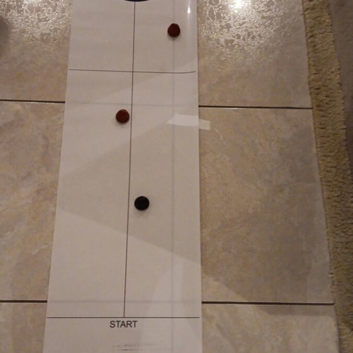 Poo Curling Game like new, fun and entertaining