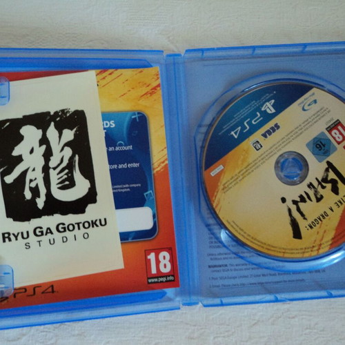 Like a Dragon Ishin PS4 game used